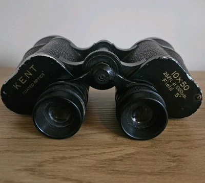 Vintage Binoculars. Kent Binoculars Made In England 10 x 50 Field - Image 1 of 4