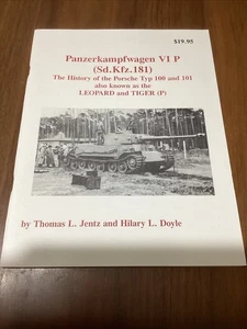 Panzerkampfwagen VI P (Sd.Kfz.181) Tiger By Jentz & Doyle Panzer Tracts - Bild 1 von 2
