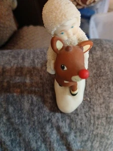 Rudolph das Rentier mit der roten Nase - Snowbabies - Abt. 56 - "Rudolph beleuchtet den Weg" - Bild 1 von 10