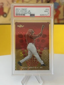 2004 Finest Ken Griffey Jr. Gold Xfractor (#53), PSA 9 - Picture 1 of 2