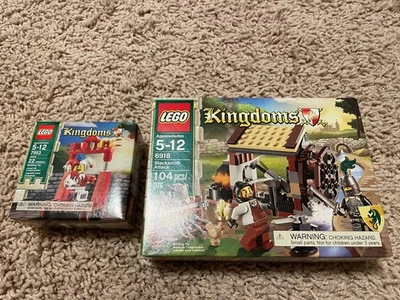 Lego 6918 Kingdoms Blacksmith Attack AND Lego 7953 Jester New In Box - Image 1 of 2