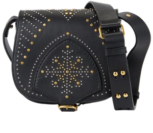 Burberry Studded Crossbody Crossbody Leather Black - Picture 1 of 5