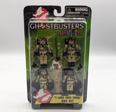 Nuevo 2015 Diamond Select Ghostbusters Minimates I Love This Town Caja Set 4 Figuras Foto 1 de 4