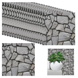 20 Tlg 3D Selbstklebend Tapeten Wandpaneele Steinoptik Ziegelstein Wandaufkleber - Bild 1 von 18