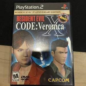 Resident Evil Code Veronica X 5th Anniversary Edition Sony PlayStation 2 PS2 CIB - Bild 1 von 7
