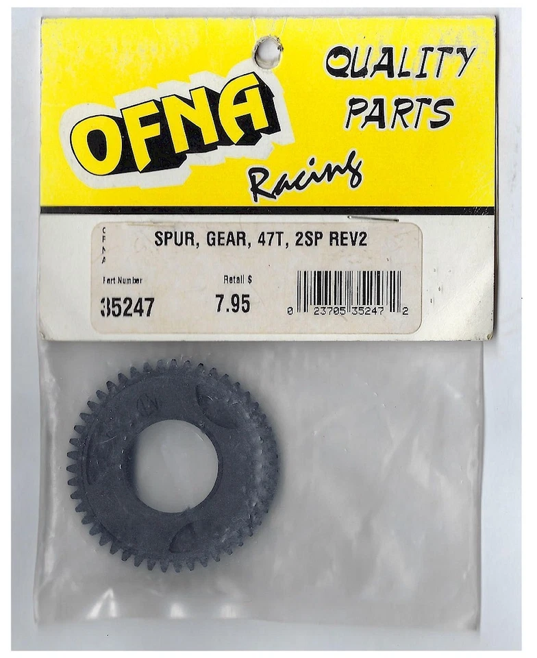 Vintage RC Car OFNA 35247 Spur Gear 47T for 2-speed Rev 2 Fits Ultra Series - Image 1 of 1