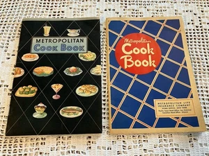 VINTAGE LOT of 2 1940's Metropolitan COOK BOOK cookbooklets Retro Kitchen - Bild 1 von 21