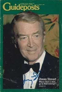 Very Nice JAMES JIMMY STEWART Signed Guideposts Magazine 1981 - Picture 1 of 1