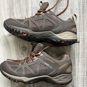 Neu ohne Etikett Merrell Siren Sport Q2 Damen-Wanderschuh J03004, schieferschwarz Größe 9,5 gebraucht, in einwandfreiem Zustand - Bild 1 von 13