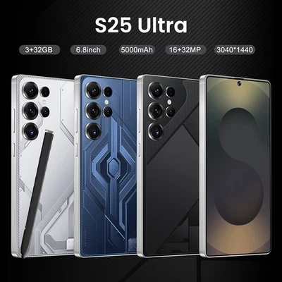 2025 5G Unlocked Smartphone S25 Ultra Android Phone Dual SIM Cheap Mobile Phones - Image 1 of 4