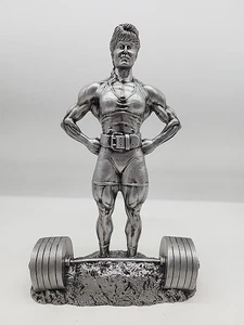 Vintage Niels Andersen Female Figure Bodybuilder Weight Lifting Deadlift Trophy - Picture 1 of 5