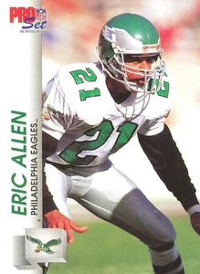 1992 PRO-SET Eric Allen EAGLES Arizona State ASU SUN-DEVILS - Picture 1 of 1