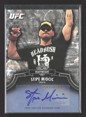 2012 Topps UFC Bloodlines - Stipe Miocic #A-SM (RC) Auto /449 - Image 1 of 2