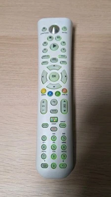 Official Microsoft Xbox 360 Multi Media Remote - White | Good Condition  - Image 1 of 4