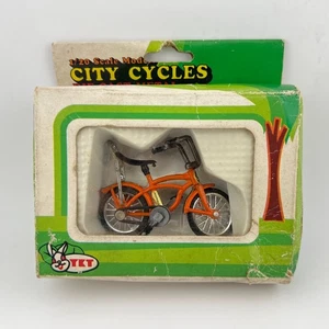 Bicicleta YKT Zylmex Zee City Cycles Royce Union Naranja Escala 1:20 En Caja RARA - Imagen 1 de 17