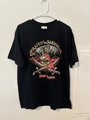 Camiseta Disney Piratas del Caribe Magic Kingdom Vintage/Y2K, Talla L Foto 1 de 4