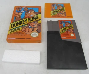 Donkey Kong Classics Nintendo Nes Complete CIB Excellent Condition Authentic - Afbeelding 1 van 14