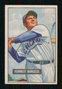 1951  BOWMAN  # 317  FORREST BURGESS  RC    18442