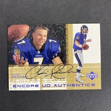 2000 Upper Deck Encore Authentics Autograph Chris Redman Ravens