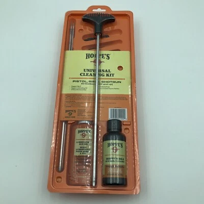 Hoppes No 9 Universal Cleaning Kit All Caliber/Gauges Rod Patches Lube UOB 12-18 - Image 1 of 4