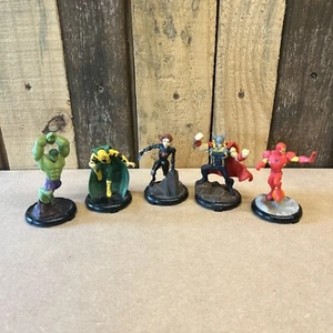Marvel JAKKS Pacific Figures Job Lot x5 Cake Topper/Collectable Unboxed - Picture 1 of 7