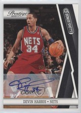 2010-11 Prestige Bonus Shots Black Auto /25 Devin Harris #71 Auto