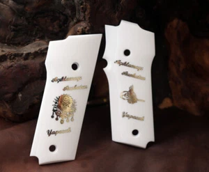 KSD Brand SW Mod 59 kompatibel weiß Acryl anpassbare Griffe - Bild 1 von 2
