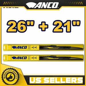 Genuine for ANCO Wiper Blade Size 26" + 21" Direct Front Left & Right Set - Picture 1 of 8