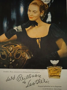 1946 Original Esquire Art Advertisement Dark Brilliance de Lentheric Perfume - Imagen 1 de 1