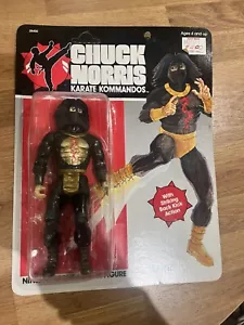 Chuck Norris Karate Kommandos Kenner 1986 Ninja Serpent Action Figure Moc - Picture 1 of 19