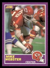 1989 Score Supplemental #400S Mike Webster