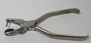 VINTAGE WATCHMAKER PUNCH PLIER CLOCKMAKER JEWELER BENCH REPAIR TOOL #35 - Picture 1 of 8