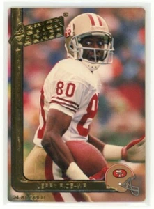 JERRY RICE 1991 Action Packed 24Kt-Gold #36G - Picture 1 of 2