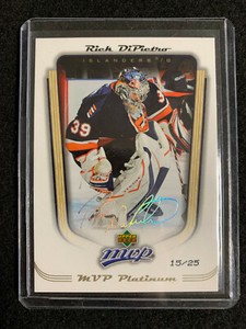 2005-06 U.D. MVP Hockey Platinum Rick DiPictro 15/25 #243 Islanders🔥🏒🔥