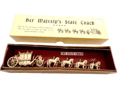 Винтажный британский HER MAJESTY'S STATE ТРЕНЕР 8» #44D - в коробке - 1953 - Изображение 1 из 4