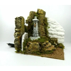 Platzbrunnen Cm 14x20x20h mit Wasserrecyclingpumpe Bühnenbild Krippe - Bild 1 von 5