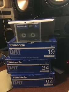 1 Tape (New) Panasonic DAT Tape R-19 - 19 Mins - Digital Audio Tape Cassette - Picture 1 of 2
