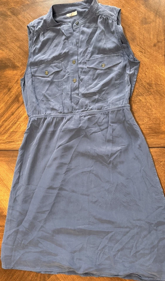 Vestido Fossil 100 % seda talla grande Foto 1 de 4