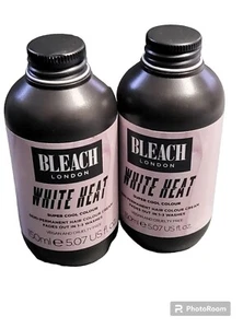 2x BLEACH White Toner Semi-Permanent HairColour Cream Vegan |Fast UK Shipping - Picture 1 of 24
