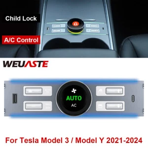 LCD Expansion Dock For Tesla Model 3 / Y 2021-24 Climate Control Type-C USB Port - Picture 1 of 12