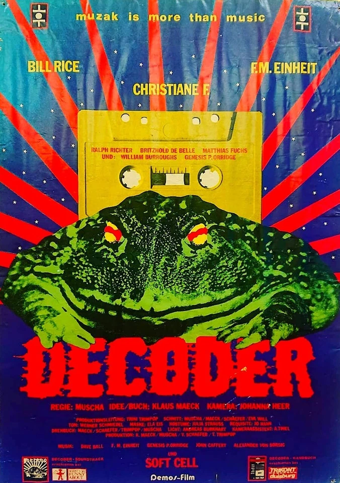 DECODER  (1984)  * with switchable English subtitles * - Immagine 1 di 1
