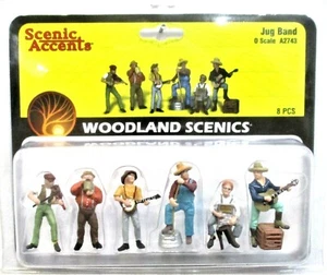 O Scale Woodland Scenics A2743 Scenic Accents Hillbilly Jug Band (8) pcs - Picture 1 of 1