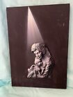 Vintage 3D Canvas Wall Art of Mother Holding Her Child in the Spotlight
