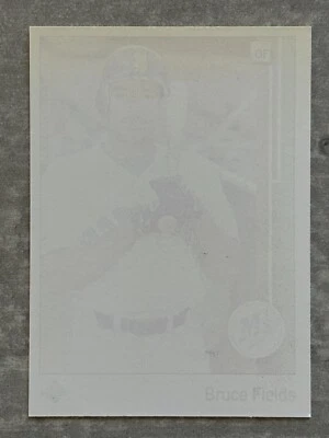 1989 Upper Deck BRUCE FIELDS Mariners Red Sox Double Ghost Printed Error Card - Image 1 of 2
