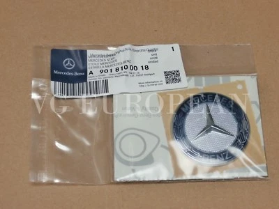 Mercedes-Benz Sprinter 2500 3500 GENUINE Hood Flat Star Emblem Adhesive Backing - Image 1 of 2