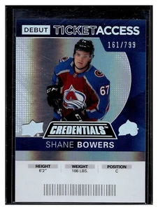 2021 Upper Deck Credentials 2020-21 Debut Ticket Access/999 Shane Bowers #135 RC - Picture 1 of 2