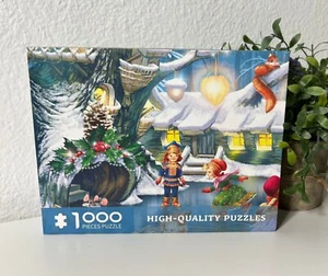 WEIHNACHTSELFEN TANZEN"" 1000-teiliges Puzzle 27,5"" x 19,6"" Brettspiele Kinder - Bild 1 von 7