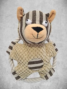 Juguete de peluche para perros masticar oso de peluche chirriante mascota juguete calmante dentición juguete para masticar - Imagen 1 de 7