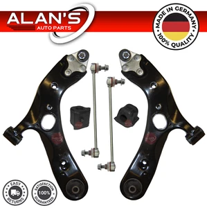 For TOYOTA PRIUS HYBRID 09> FRONT WISHBONE TRACK CONTROL ARMS LINK BARS & BUSHS - Picture 1 of 7