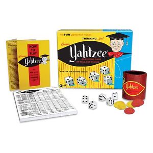 Classic Yahtzee, An Exciting Game Of Skill And Chance for age 8 and up